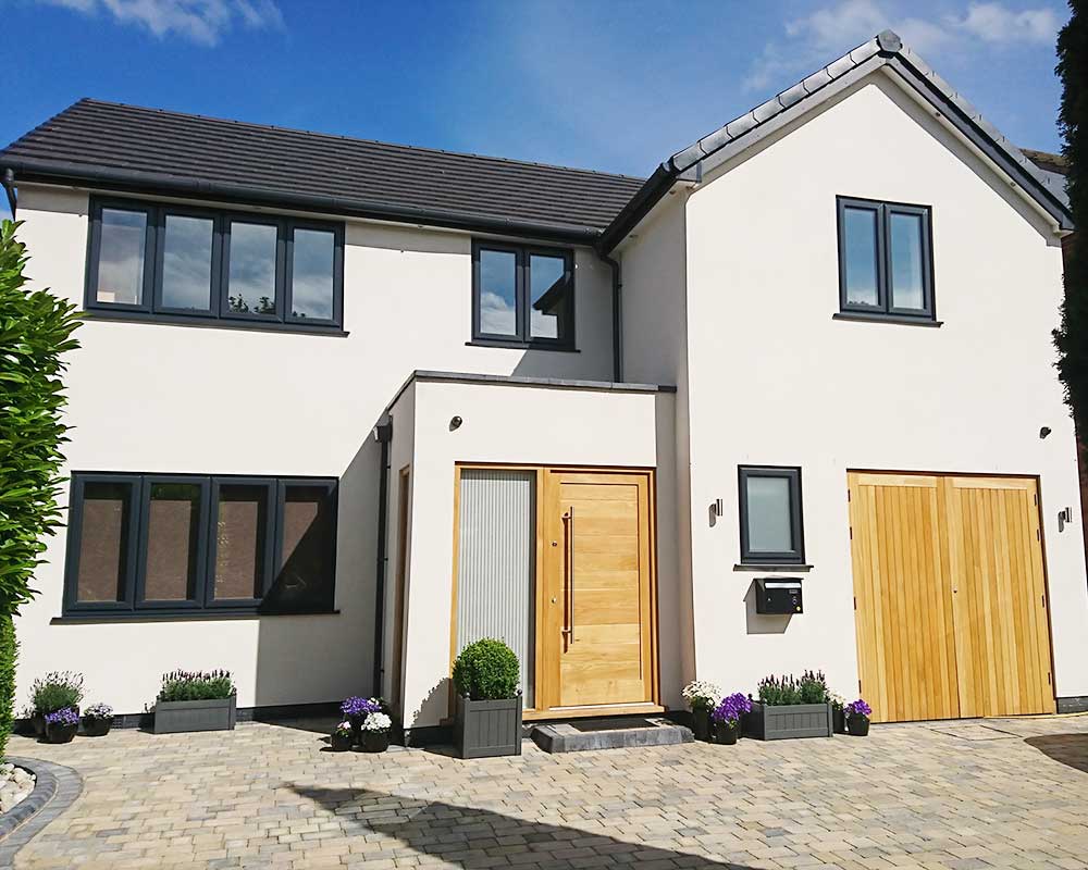 Melbourne residential rear extension with boundary fence and retaining context