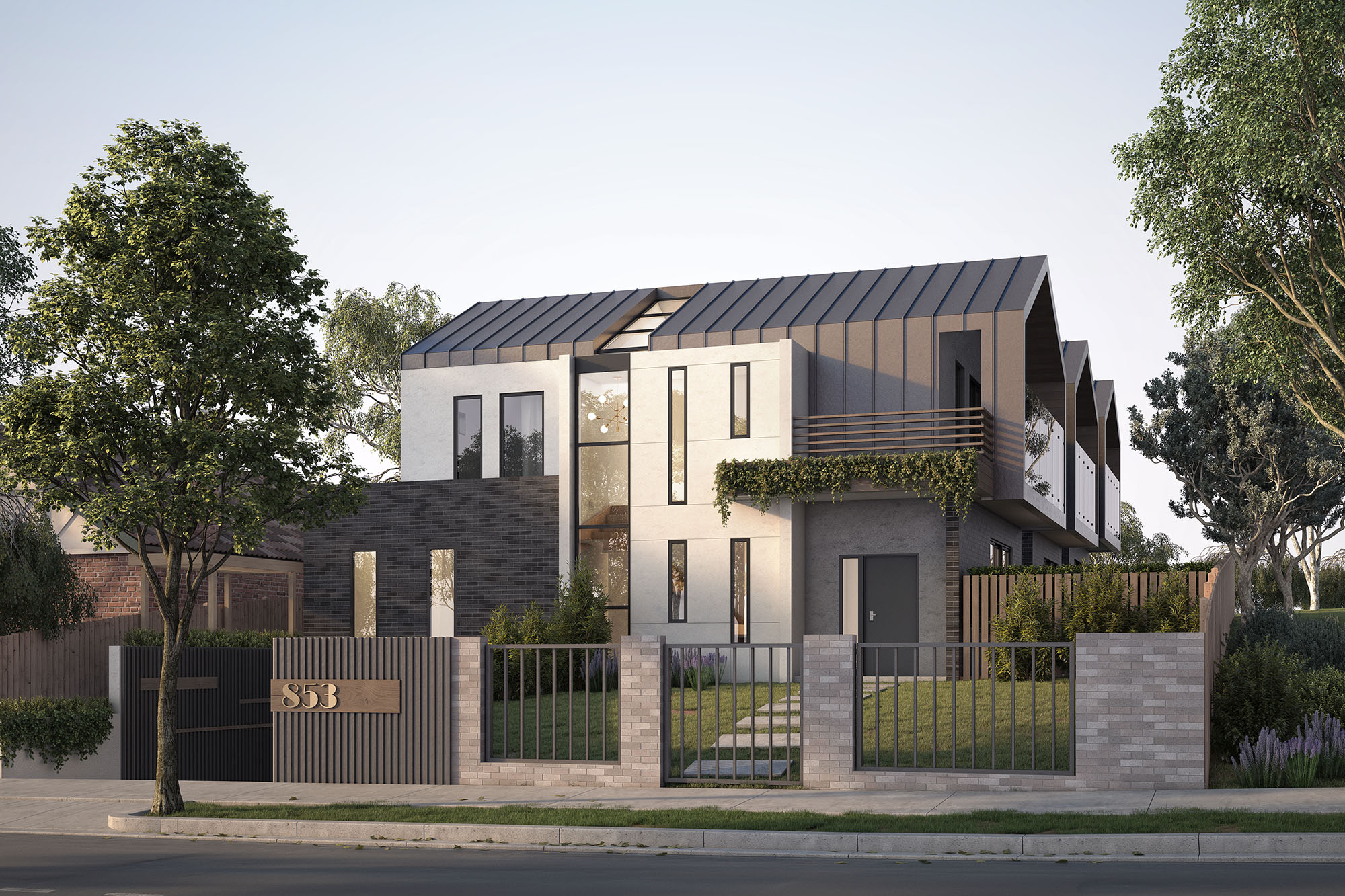Modern Hawthorn East townhouse project engineered by Linfinity Engineering